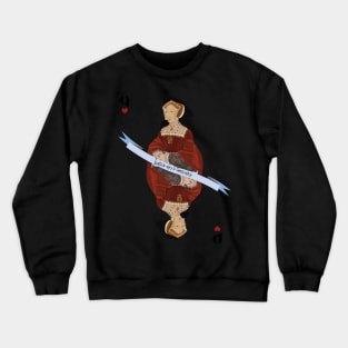 Queen Jane Seymour card 02 Crewneck Sweatshirt